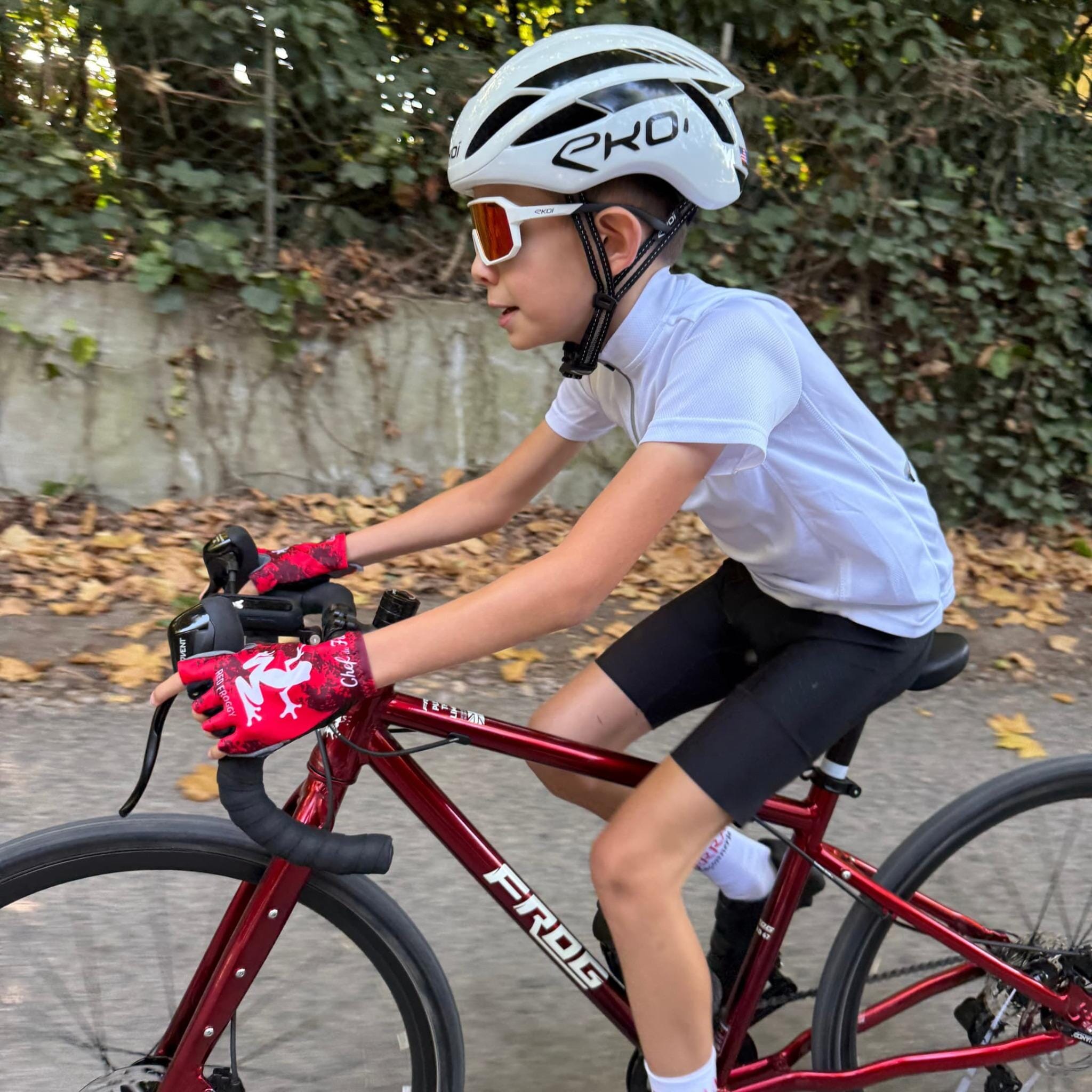 bicycle バーガンディ FROG Gravel 53 Racing Red 20 8,65kg Barnesykkel ca. 5-7 år