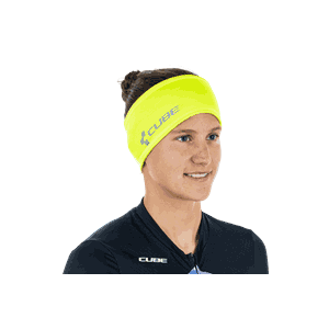 CUBE hodebåndets RACE Be Warm Safety Neon Gul