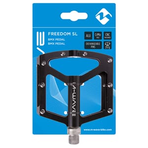 M-WAVE Freedom SL flat pedal CrMo axle Sort