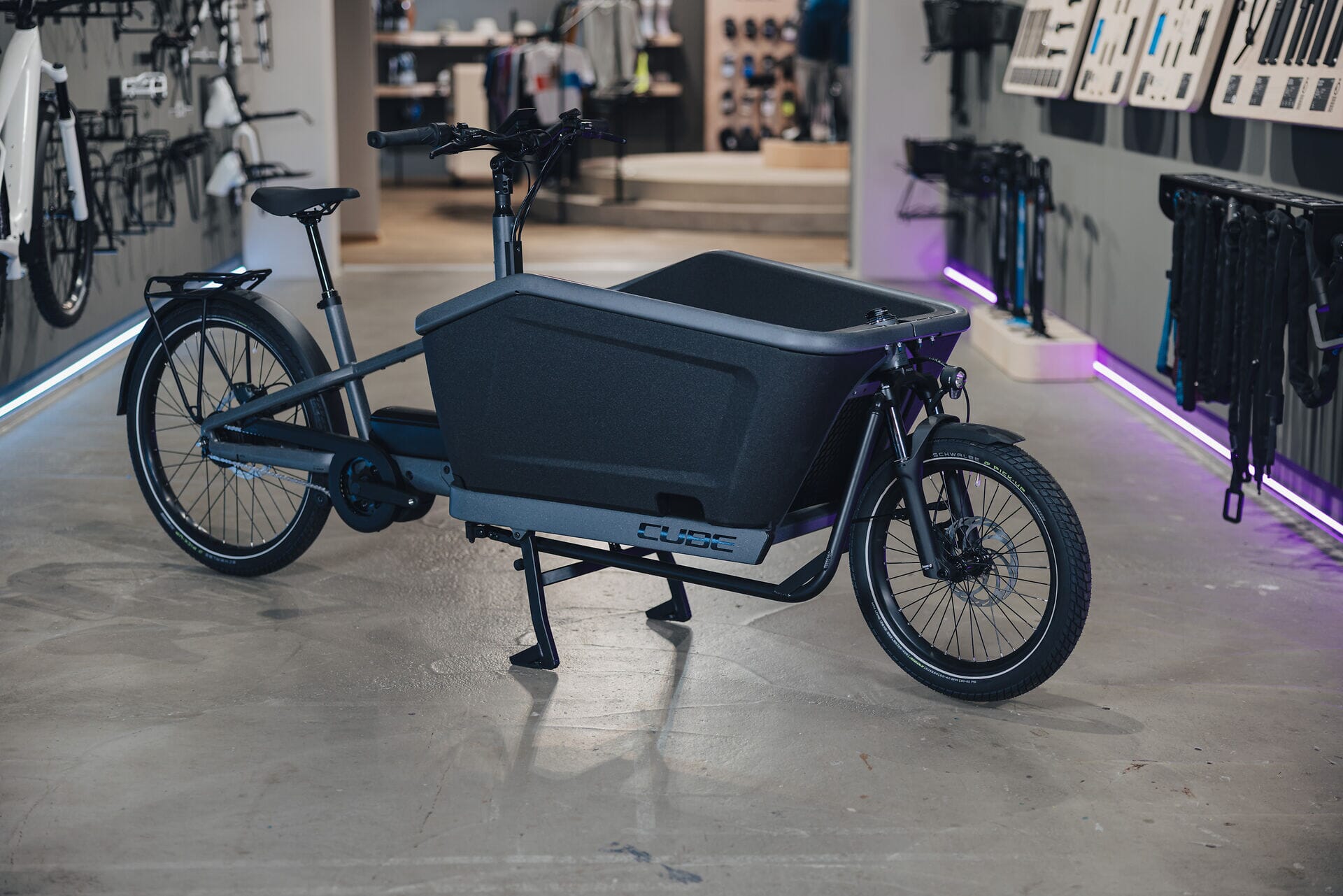 Cube Cargo Hybrid Comfort SLX 800 stonegrit´n´black Transport El Sykkel ...