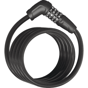 Abus Numero 5510C/180 black + bracket SCMU