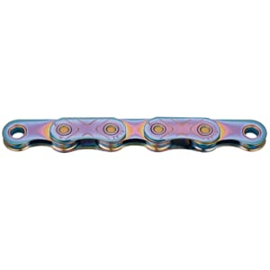 KMC X Flat Aurora Blue flattop derailleur chain 12d