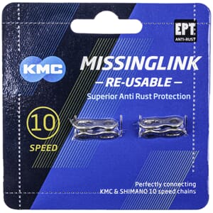 KMC MissingLink 10R EPT Kjedelås Sølv 10-Delt, 2-pack, 5.88m
