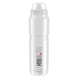 Flaske Elite FLY MTB klar, grå logo 950ml