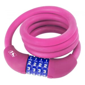 M-Wave Kodelås 1000 x 12mm Rosa