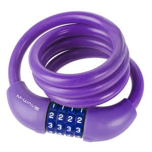 M-Wave Kodelås 1000 x 12mm Lilla