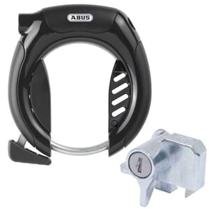 Abus Ringlås 5850 Shield+Shimano bat. lås RTf/bagasjebrett