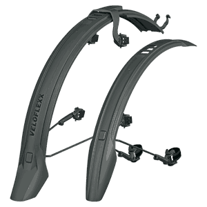 SKS Skjermsett Veloflexx 65 Foran og bak 26" - 27,5"  Sort