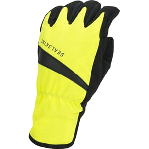 Sealskinz Sykkelhanske All Weather Neon Yellow/Black