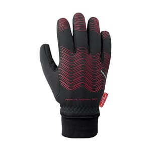 Shimano Hansker Windstopper Ther. Refl Rød