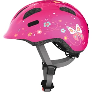ABUS Smiley 2.0, pink butterfly hjelm