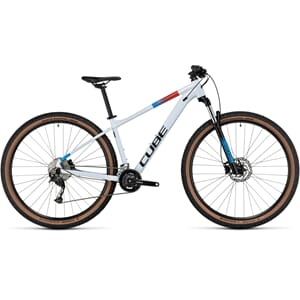 CUBE Aim SLX white´n´blue´n´red