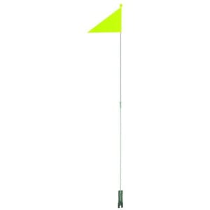 M-WAVE SYKKEL FLAGG NEON GUL